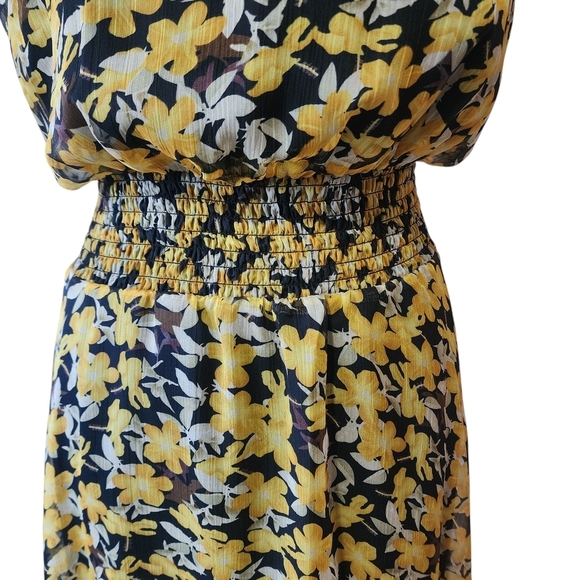 Sam Edelman Asymmetrical High-Low Flotal Sundress - 12 - Picture 8 of 10